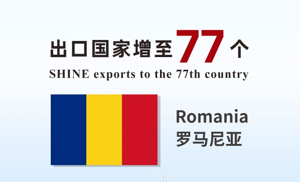 喜報 | 盛瀚產(chǎn)品出口國家增至77個！